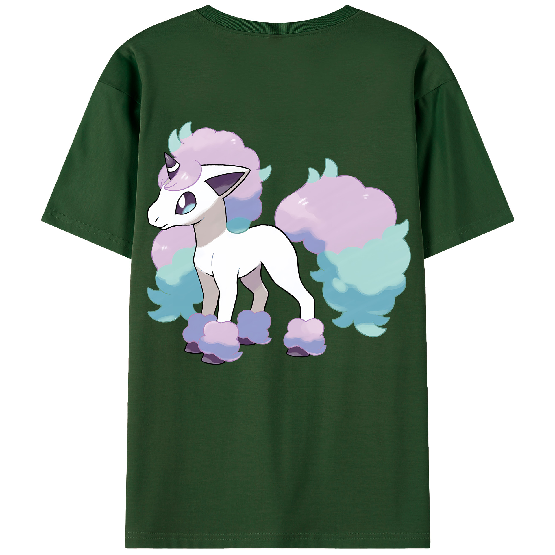 （画像用） ポケットモンスター Pokémon 綿100％半袖Tシャツ（背面プリント）